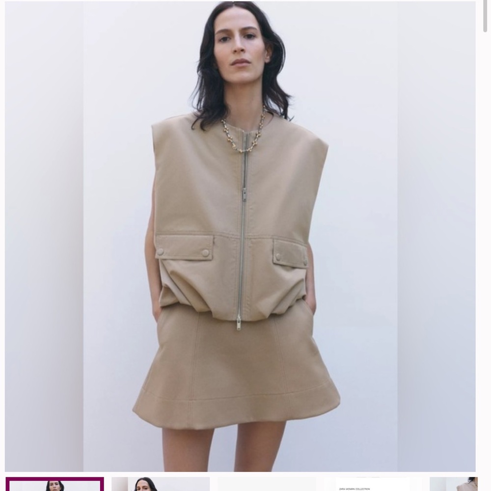 Zara Tan Vest